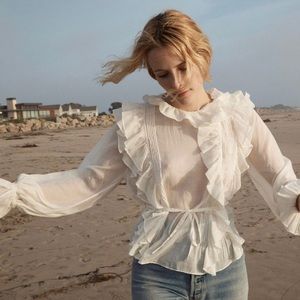 DÔEN Luca top in salt (sample)